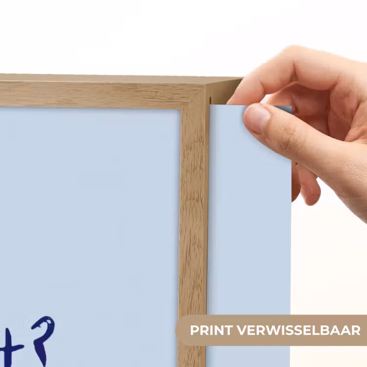 Why not - Blauw - Donker blauw - Quote Light Box met batterij (Wandlamp) middel -USP_websiteprintNL