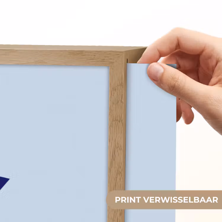 Why not - Blauw - Licht blauw - Quote Light Box met batterij (Wandlamp) middel -USP_websiteprintNL