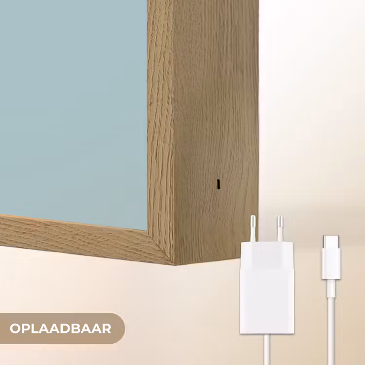 XOXO - Blauw - Rood Light Box met batterij (Wandlamp) middel -USP_websiteoplaadbaarNL