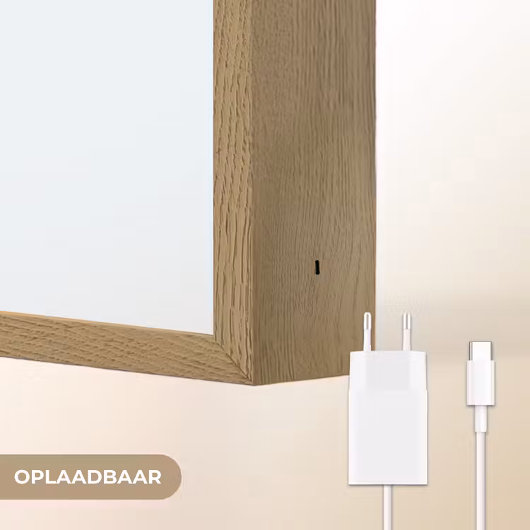 You are art - Kleurrijk - Grafisch Light Box met batterij (Wandlamp) middel -USP_websiteoplaadbaarNL