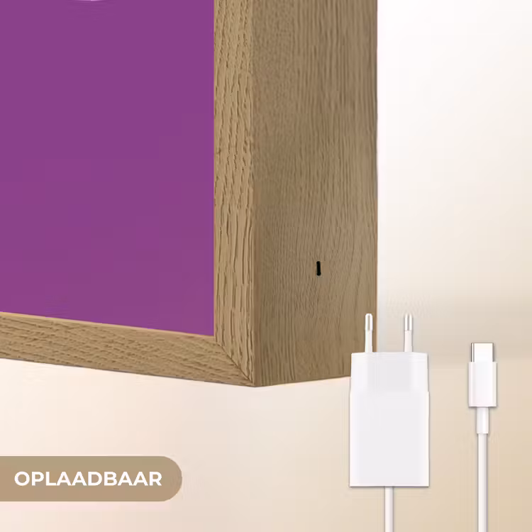 You're doing great - Paars - Bubble letters Light Box met batterij (Wandlamp) middel -USP_websiteoplaadbaarNL