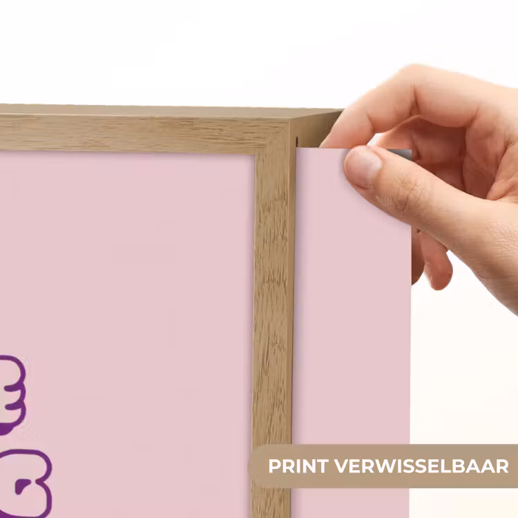 You're doing great - Roze - Bubble letters Light Box met batterij (Wandlamp) middel -USP_websiteprintNL