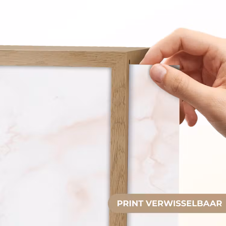 Zalmroze - Marmer - Aders Light Box met batterij (Wandlamp) middel 907 -USP_websiteprintNL