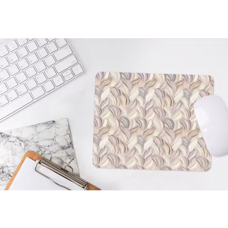 Abstract - Golvend - Pastel muismat rubber klein 262 -witbureau