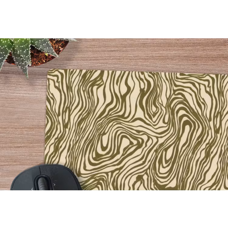 Abstract - Marmer - Groen muismat rubber klein 262 -closeup