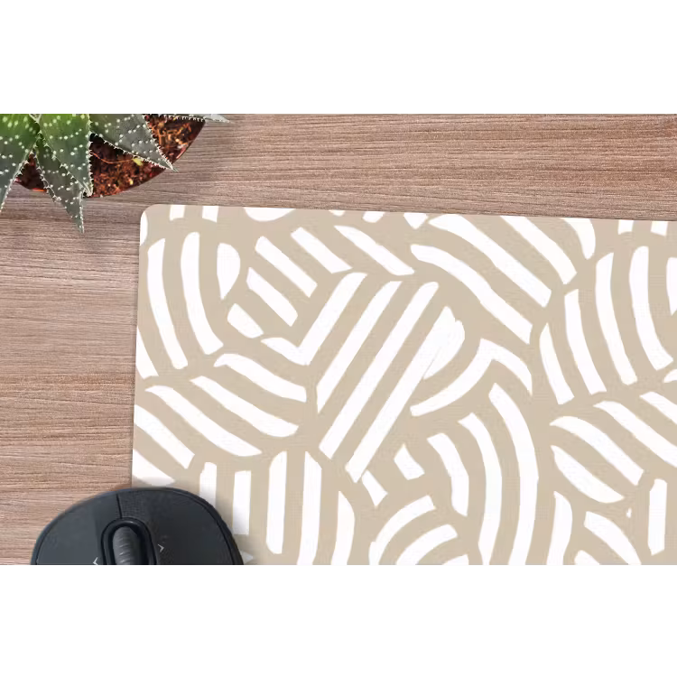 Abstract - Modern - Beige muismat rubber klein 262 -closeup