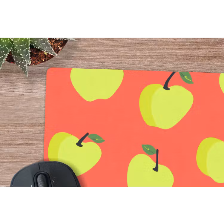 Appels - Modern - Groen muismat rubber klein 262 -closeup