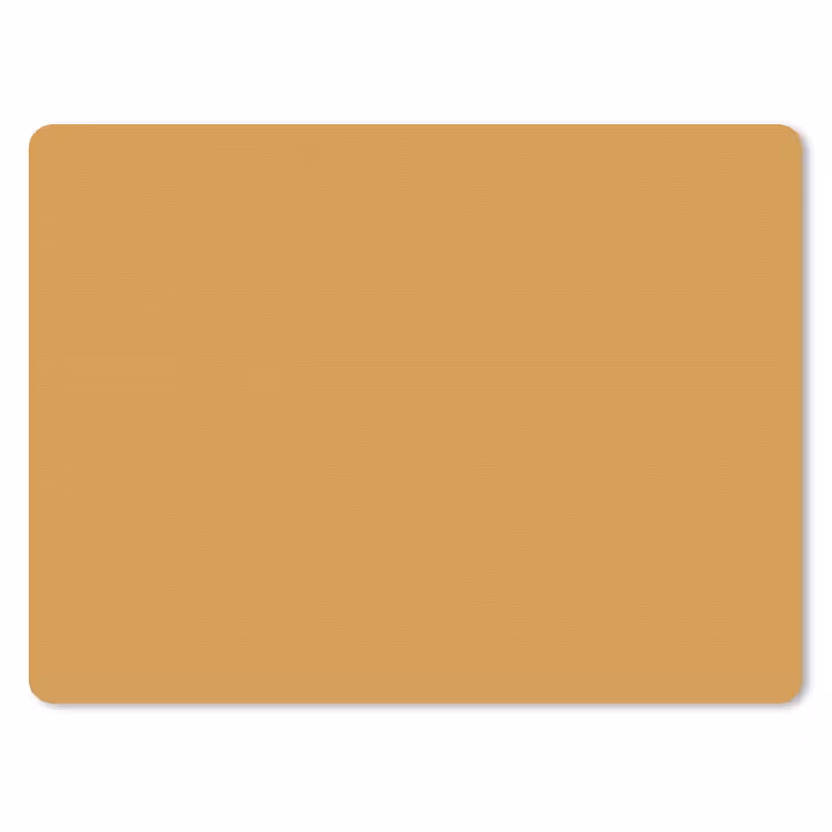 Autumn - Mustard - Geel muismat rubber klein 262 -3d