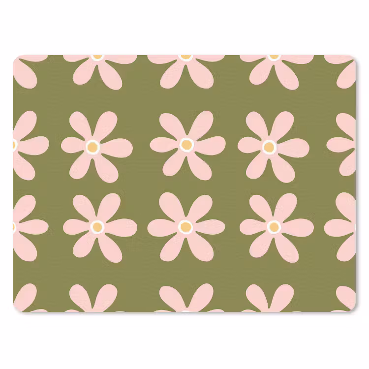 Bloem - Modern - Groen muismat rubber klein 262 -3d