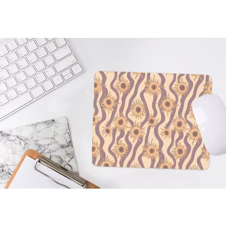 Bohemian - Vibe - Lavendelpaars muismat rubber klein 262 -witbureau
