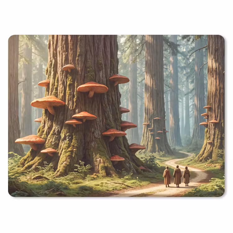 Muismat - Bos - Bomen - Natuur - Bos - Bomen - Natuur muismat rubber klein