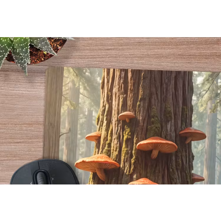 Muismat - Bos - Bomen - Natuur - Bos - Bomen - Natuur muismat rubber klein