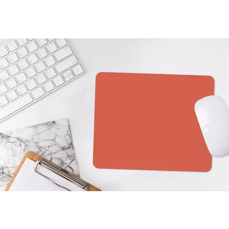 Brick - Red - Rood muismat rubber klein 262 -witbureau