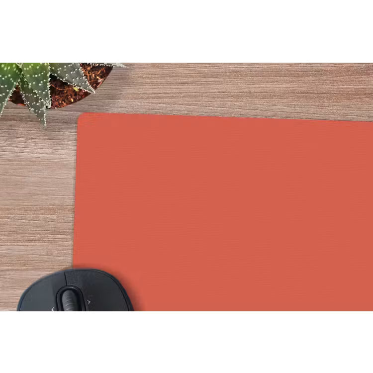 Brick - Red - Rood muismat rubber klein 262 -closeup