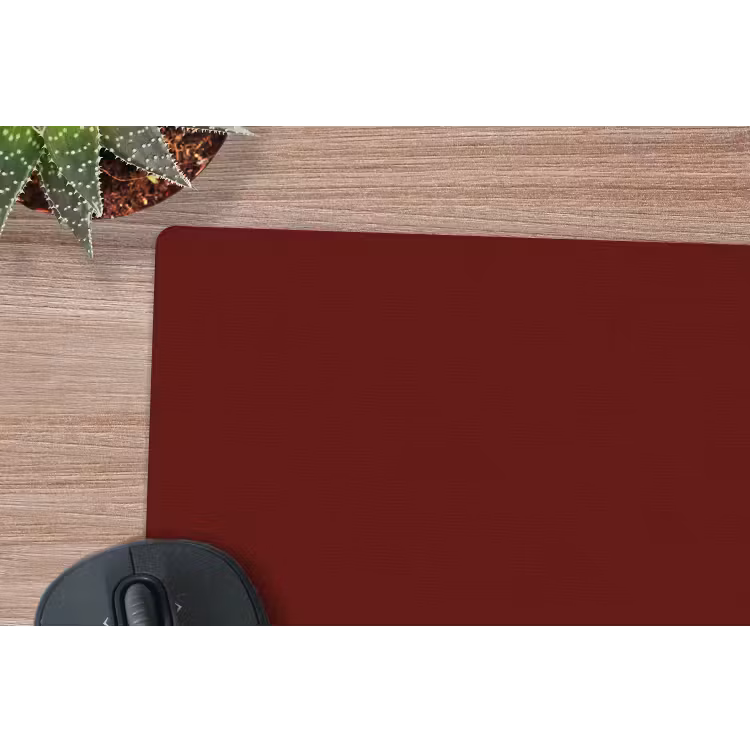 Burnt - Mahogany - Rood muismat rubber klein 262 -closeup