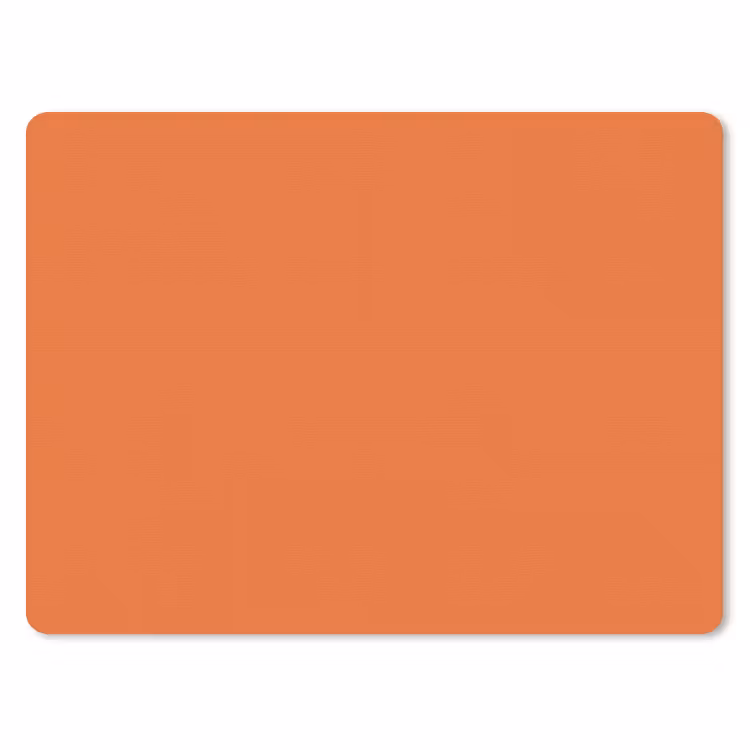 Burnt - Sienna - Oranje muismat rubber klein 262 -3d