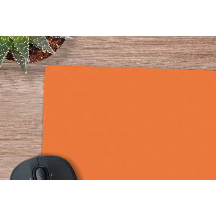 Burnt - Sienna - Oranje muismat rubber klein 262 -closeup