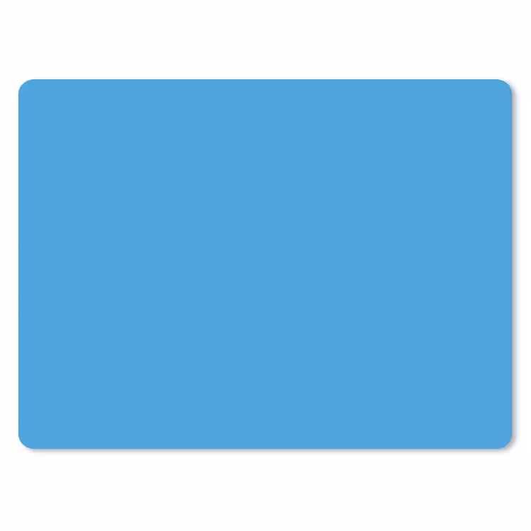 Cerulean - Breeze - Blauw muismat rubber klein 262 -3d