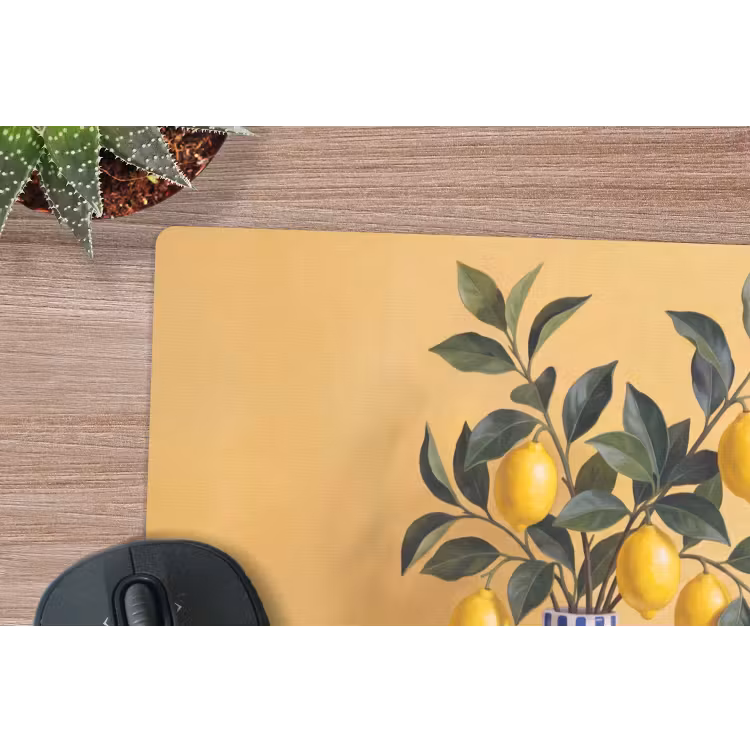 Muismat - Citroen - Stilleven - Modern - Citroen - Stilleven - Modern muismat rubber klein