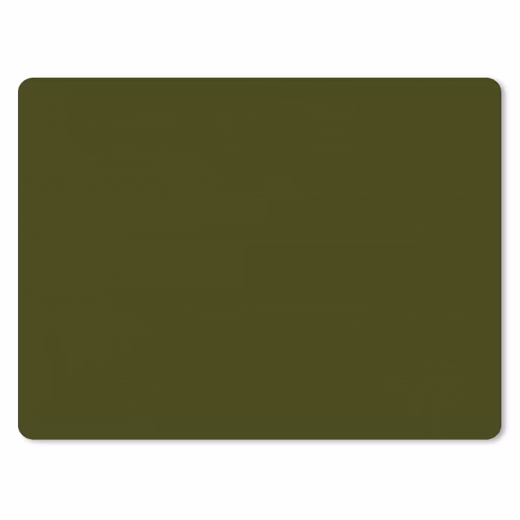 Dark - Olive - Groen muismat rubber klein 262 -3d
