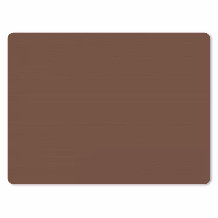 Deep - Clay - Brown - Bruin muismat rubber klein 262 -3d