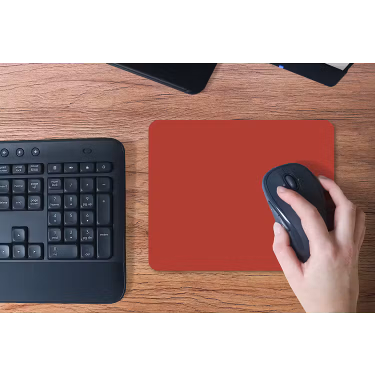 Deep - Crimson - Rood muismat rubber klein 262 -toetsenbord
