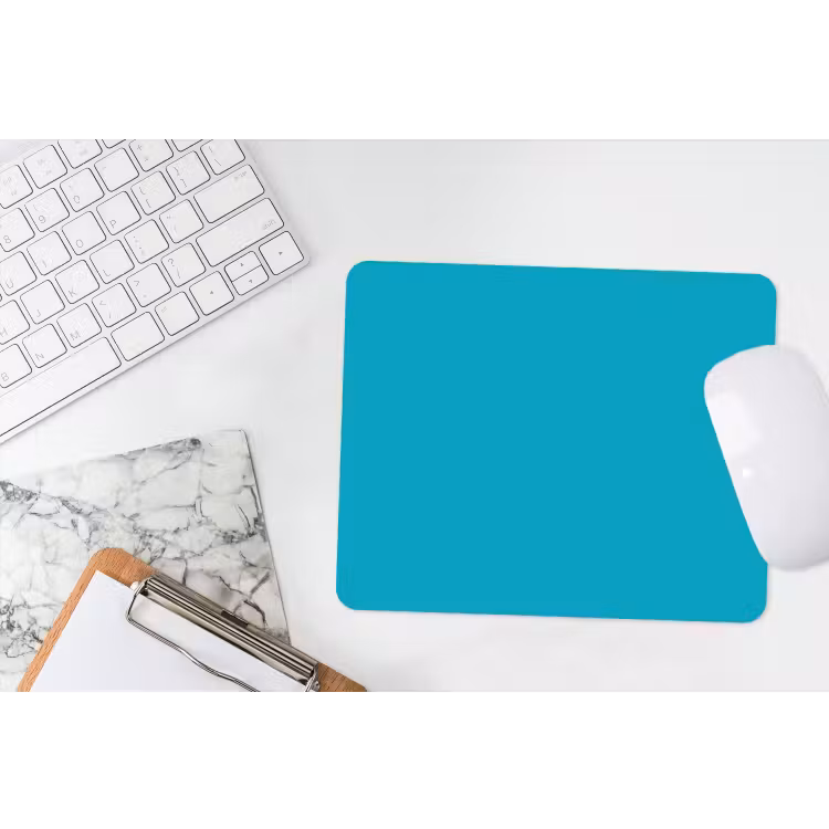 Deep - Turquoise - Turkoois muismat rubber klein 262 -witbureau