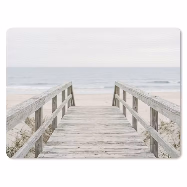 Duinen - Vlonder - Oceaan muismat rubber klein -3d