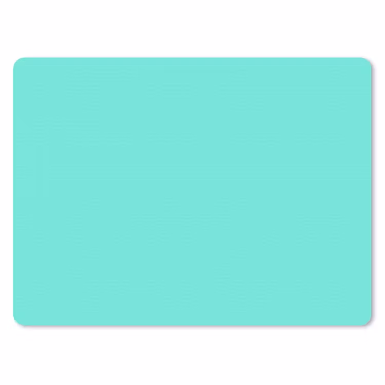 Electric - Cyan - Turkoois muismat rubber klein 262 -3d
