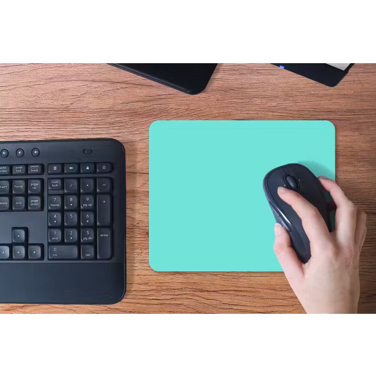 Electric - Cyan - Turkoois muismat rubber klein 262 -toetsenbord