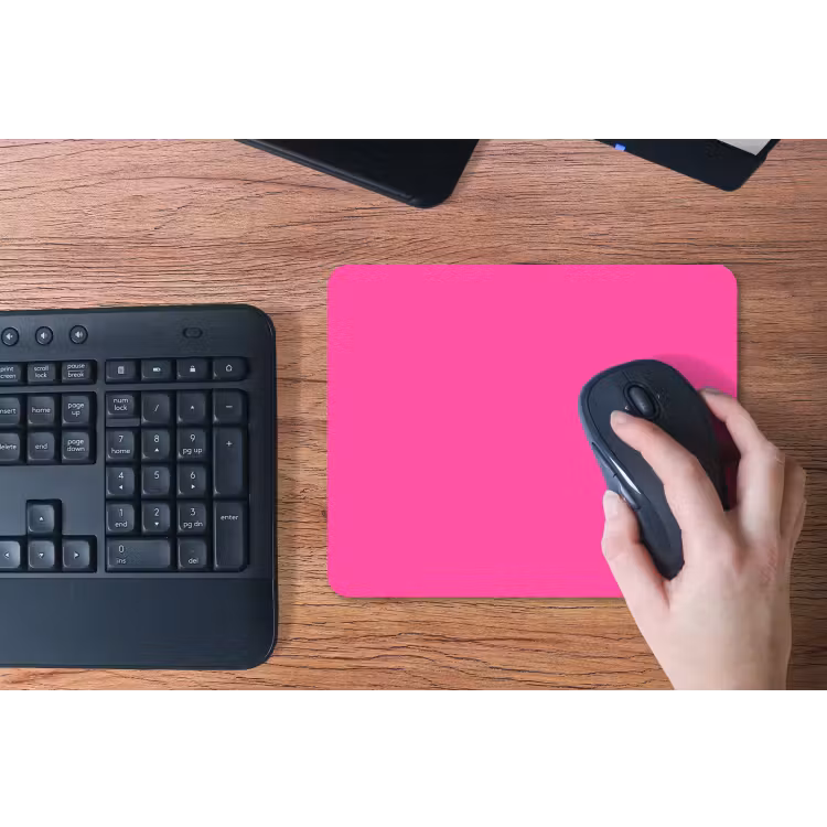 Electric - Magenta - Roze muismat rubber klein 262 -toetsenbord