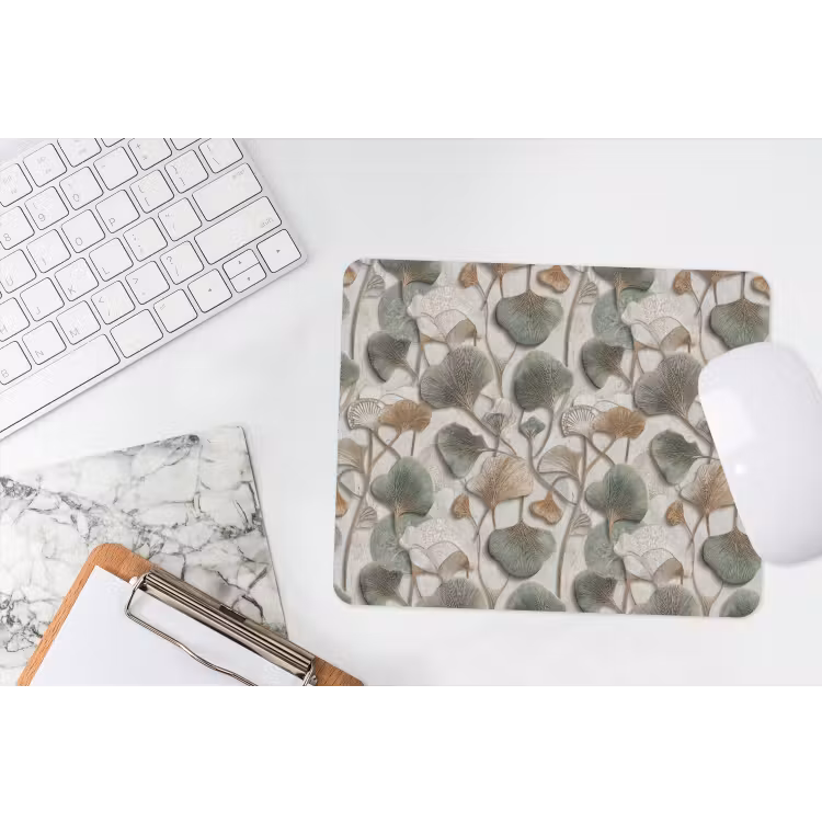 Elegant - Bladeren - Groen muismat rubber klein 262 -witbureau