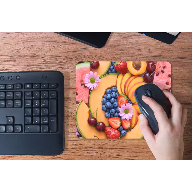 Eten - Fruit - Zomer - Kleurrijk muismat rubber klein -toetsenbord