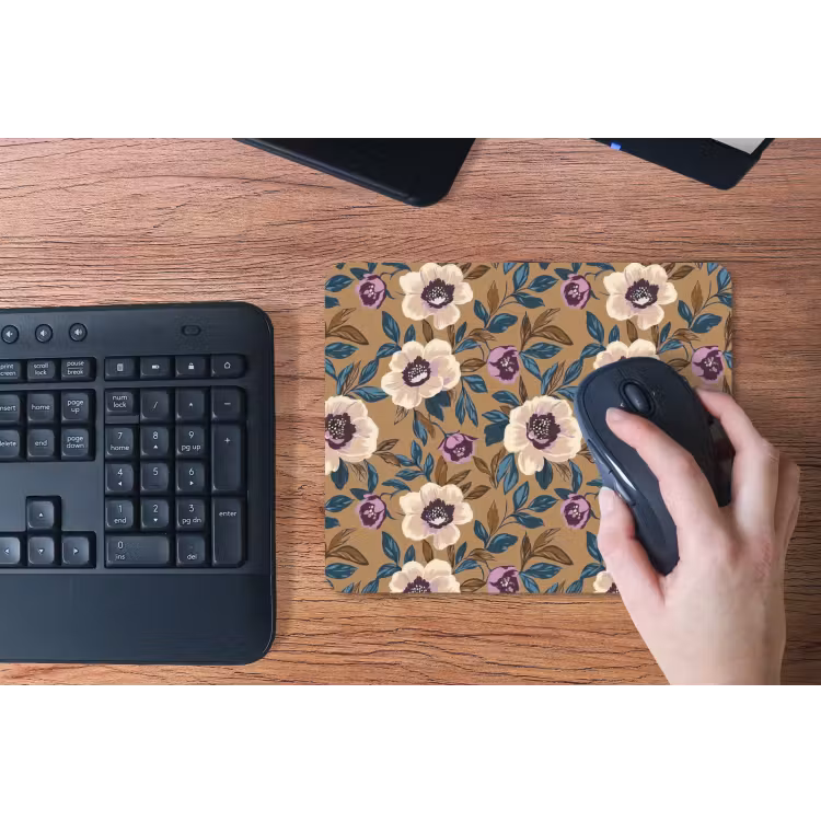 Floraal - Stilleven - Kleurrijk muismat rubber klein 262 -toetsenbord