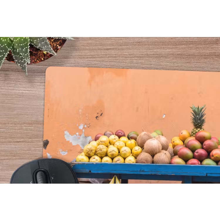 Muismat - Fruit - Kar - Straat - Fruit - Kar - Straat muismat rubber klein