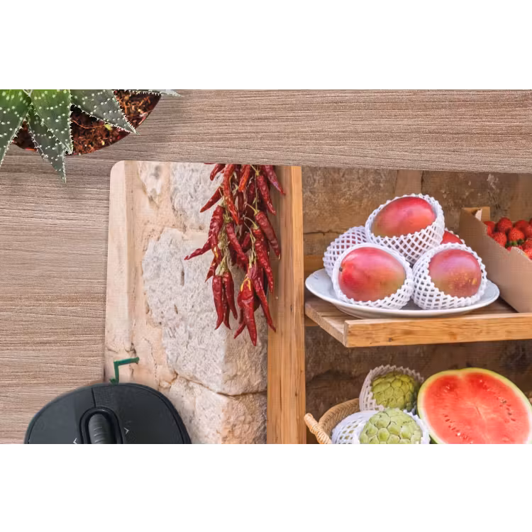 Muismat - Fruit - Markt - Vers - Fruit - Markt - Vers muismat rubber klein
