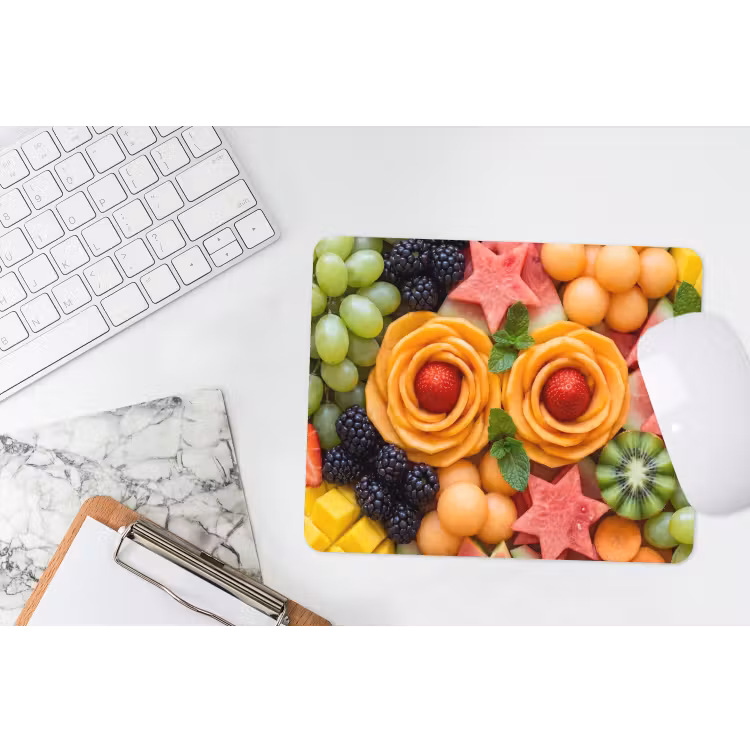 Fruit - Variatie - Kleurrijk - Vers - Eten muismat rubber klein -witbureau