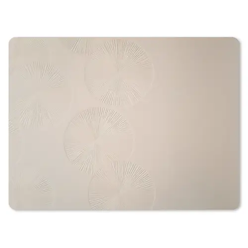 Japandi - Beige - Modern muismat rubber klein -3d