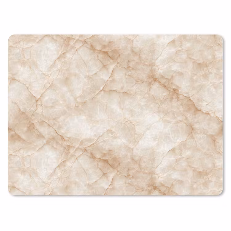 Kristalstructuur - Bruin - Marmer muismat rubber klein 262 -3d