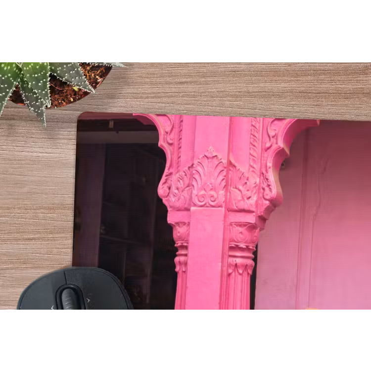 Muismat - Kruiden - Markt - Roze - Kruiden - Markt - Roze muismat rubber klein