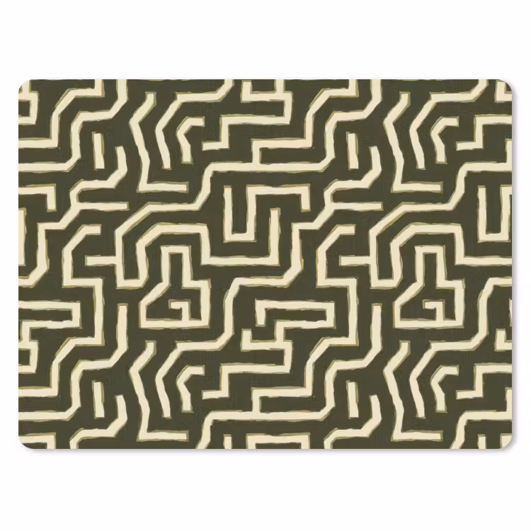 Lijnen - Abstract - Groen muismat rubber klein 262 -3d