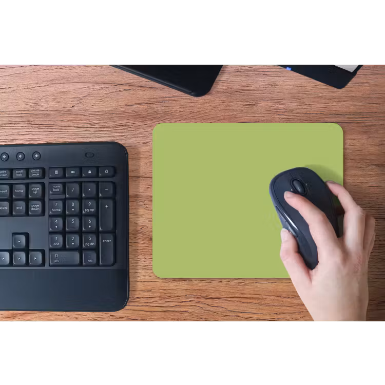Lime - Glow - Groen muismat rubber klein 262 -toetsenbord
