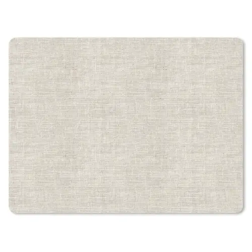 Linnen - Textuur - Beige muismat rubber klein 262 -3d