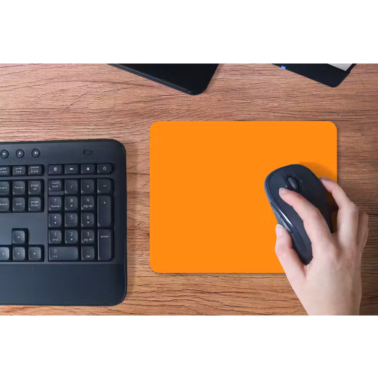 Marigold - Glow - Oranje muismat rubber klein 262 -toetsenbord