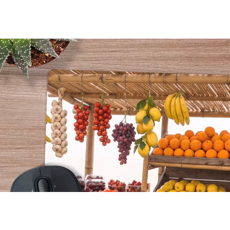 Muismat - Marktkraam - Fruit - Vers - Marktkraam - Fruit - Vers muismat rubber klein