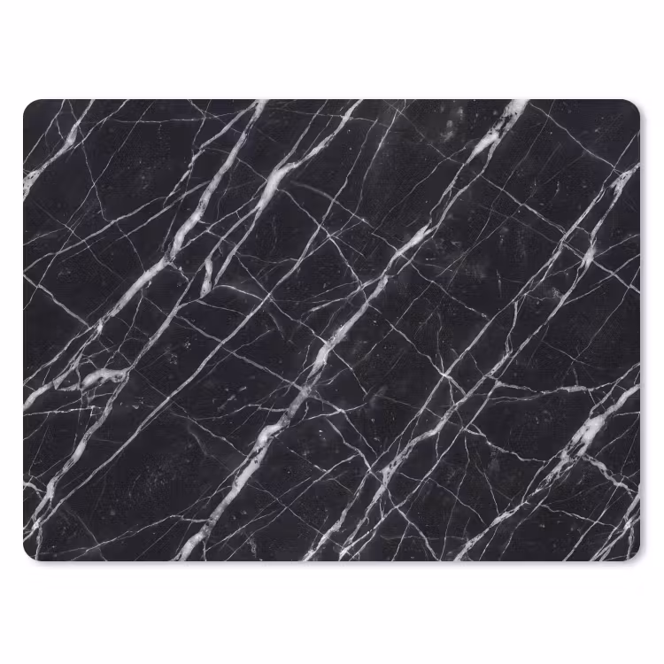 Marmer - Aders - Abstract - Zwart muismat rubber klein -3d