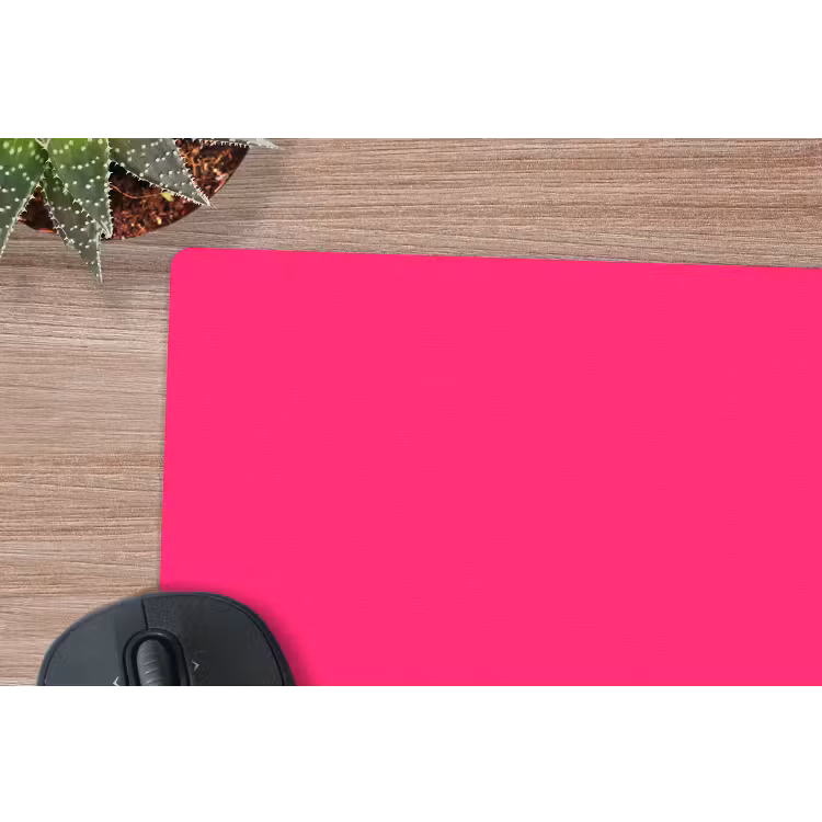 Minimalistisch - Roze - Dream big - Grafisch muismat rubber klein -closeup