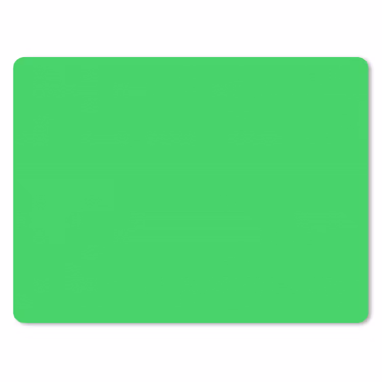 Mint - Green - Groen muismat rubber klein 262 -3d