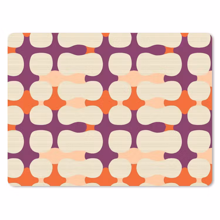 Modern - Patroon - Kleurrijk muismat rubber klein 262 -3d