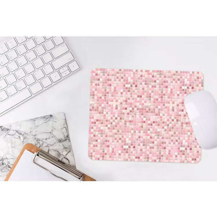 Mozaïek - Patroon - Roze muismat rubber klein 262 -witbureau